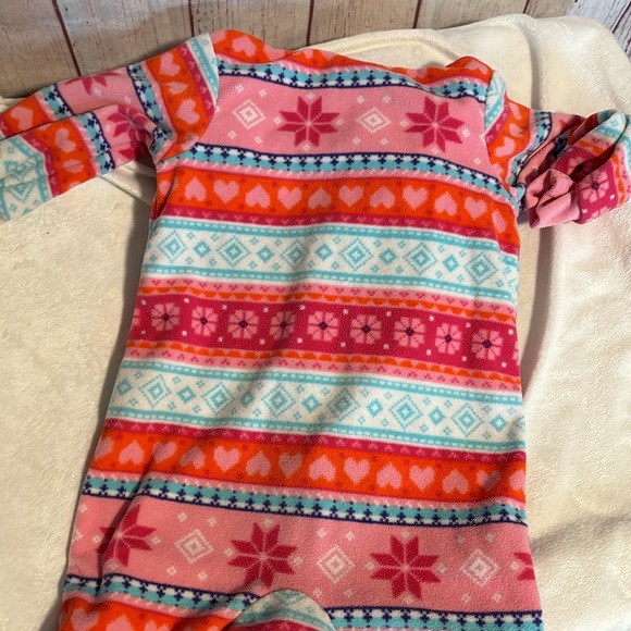 EUC 2 Pack Carters Hooded Zip-Up Fleece Jumpsuits Size 18 Months - Picture 11 of 11